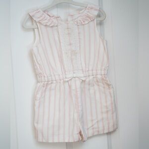 Janie and Jack Pink Striped One Piece